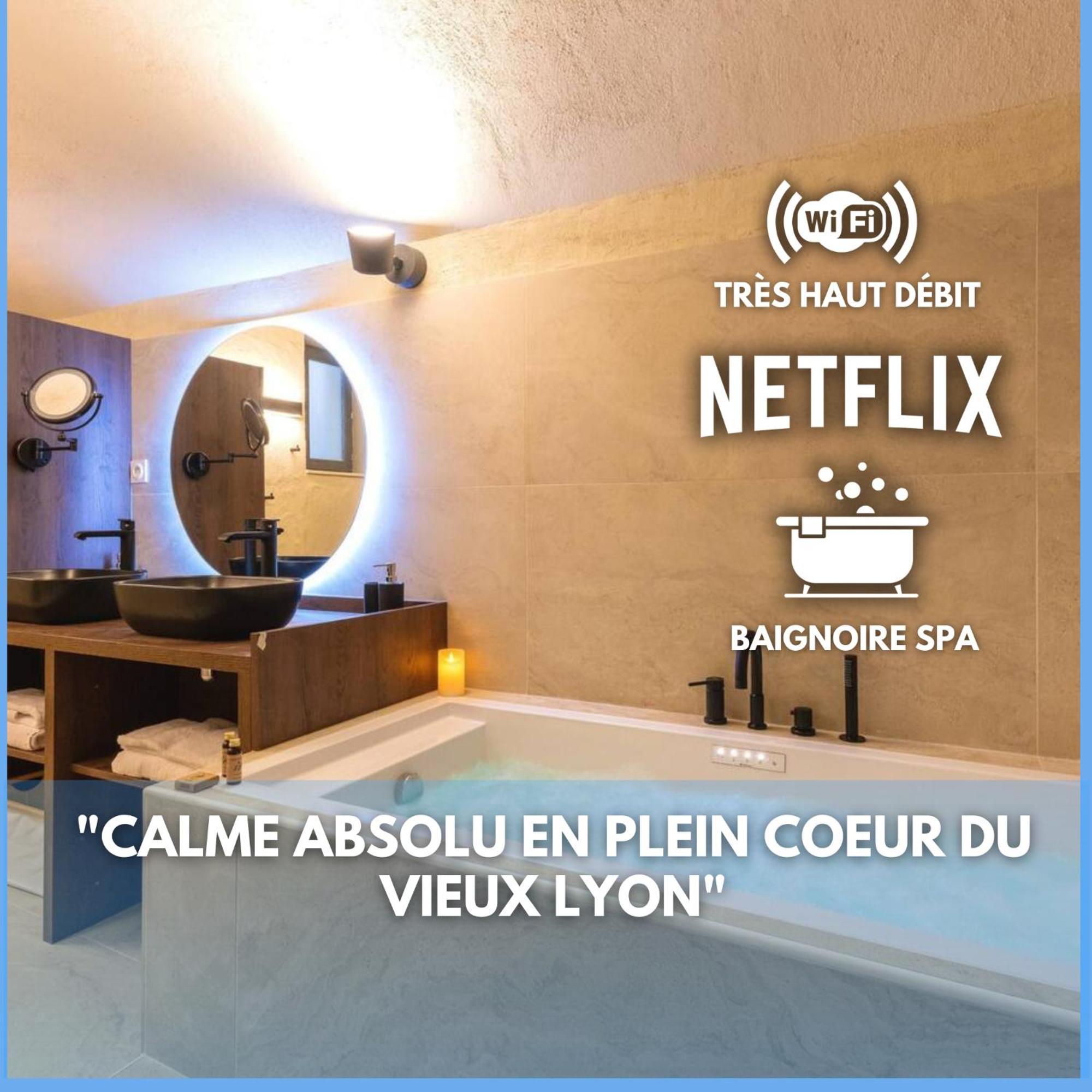 Cocoon Du Vieux Lyon - Luxury Apartment - Balneo Dış mekan fotoğraf